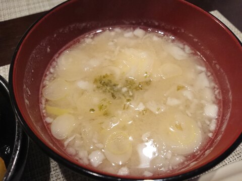 お味噌汁の具シリーズ(19)たたき長芋と長ねぎ